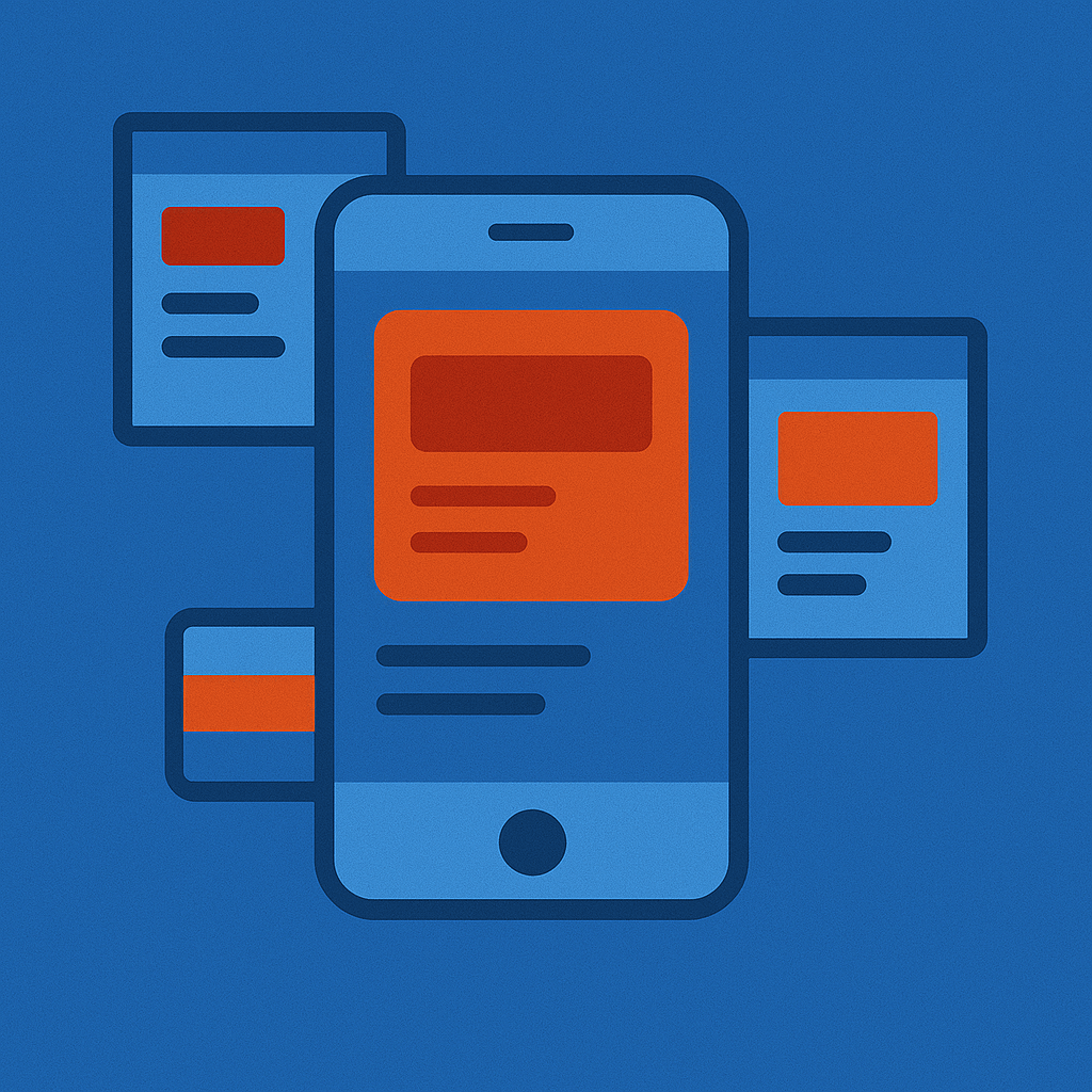 Placeholder for mobile app development service showing a smartphone mockup
